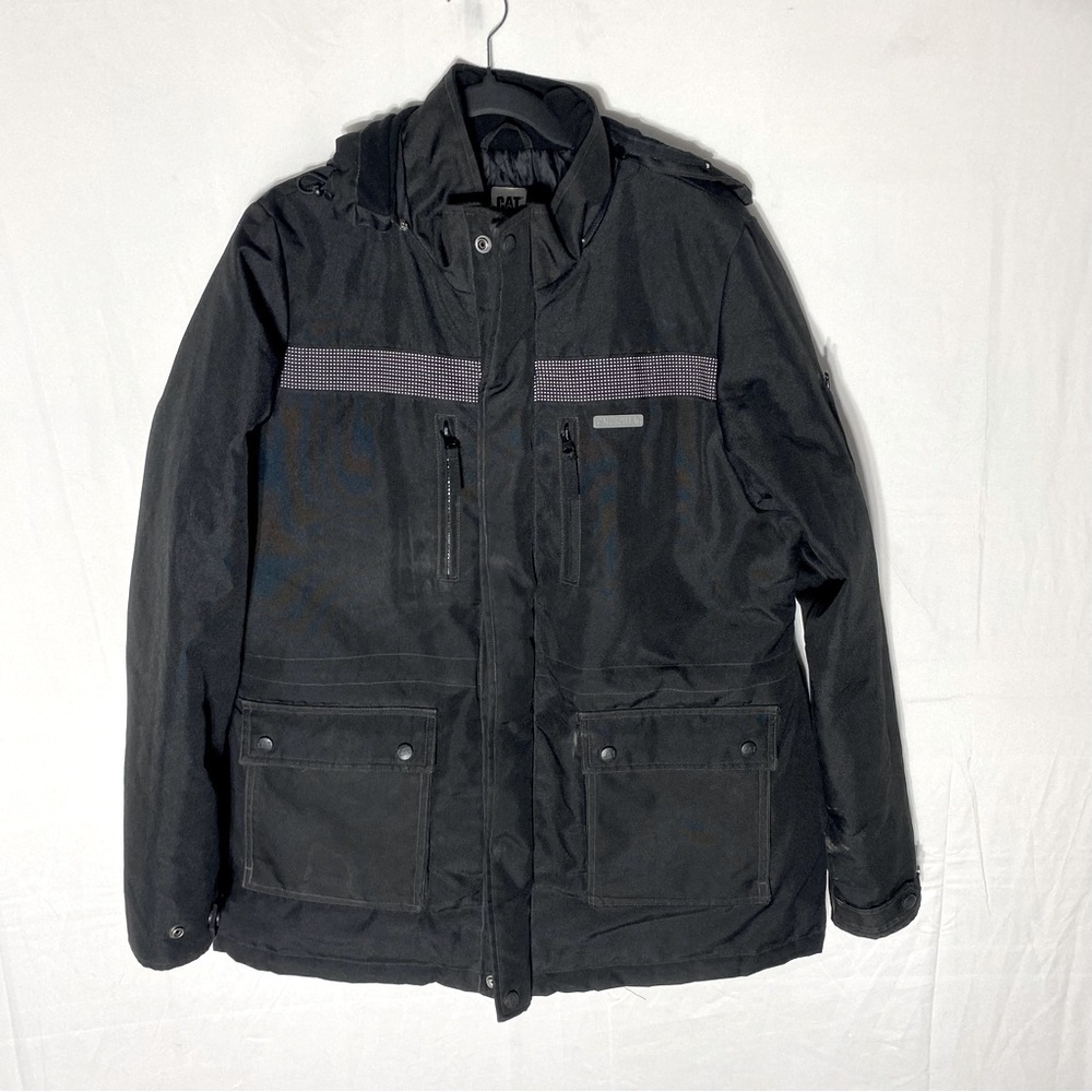 CAT Caterpillar Women’s Black Work Coat Winter Coat XL